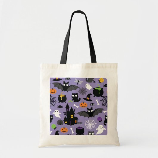 Halloween Pattern Tote Bag (Voorkant)