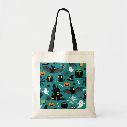 Halloween Pattern Tote Bag (Voorkant)