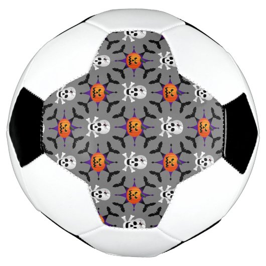 Halloween Pattern Voetbal (Gedraaid)