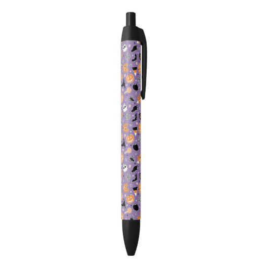 Halloween Pattern Zwarte Inkt Pen (Achterkant (Verticaal))