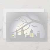 Halloween paysage urbain adulte Fête Invitation (Dos)