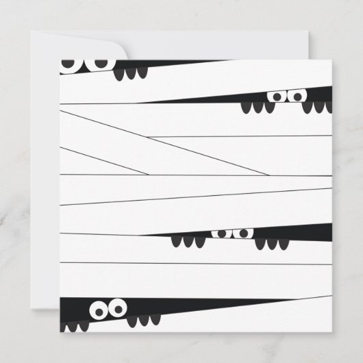 Halloween Peeking Mummy (Voorkant)