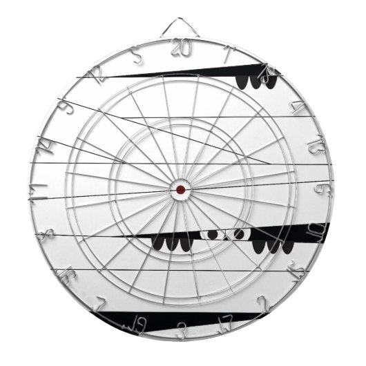 Halloween Peeking Mummy Dartbord (Voorkant)