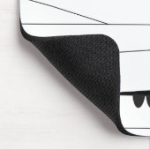 Halloween Peeking Mummy Muismat (Hoek)