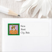 Halloween Pembroke Welsh Corgi Étiquette (En situation)