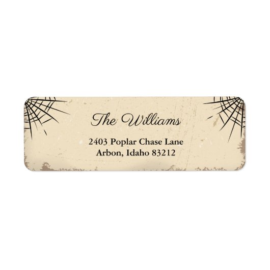  Halloween Persoonlijk Adres van de Terugkeer Etiket (Voorkant)