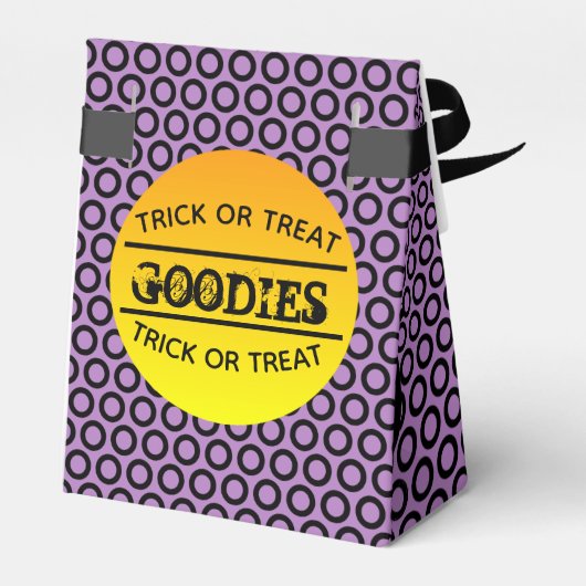 Halloween Pet in het maanlicht Bedankdoosjes (Achterkant)