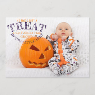 Halloween Photo Baby Faire-part de naissance