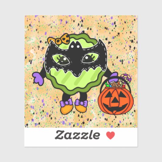 Halloween Pickle | Vakantiepickle Sticker (Vel)