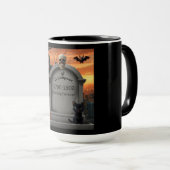 Halloween pierre humour "D Compose" Mug (Devant droit)