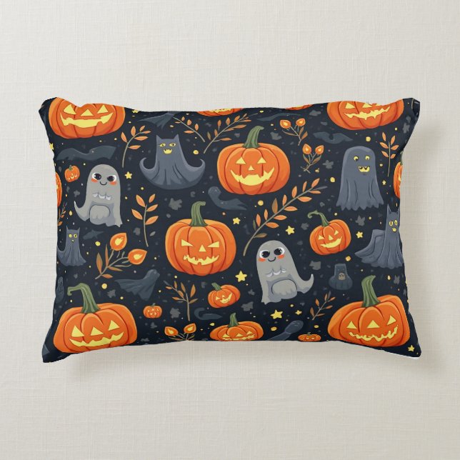 Halloween Pillow Accent Kussen (Voorkant)