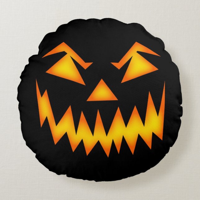 Halloween Pillow Rond Kussen (Voorkant)