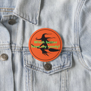 Halloween Pin Ronde Button 7,6 Cm