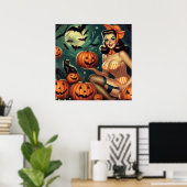 Halloween Pin Up Poster (Thuiskantoor)
