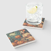  Halloween Pin Up Stenen Onderzetter (Zijkant)