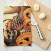  Halloween Pin-Up Theedoek (Quarter Fold)