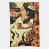 Halloween Pin-Up Theedoek (Verticaal)