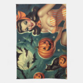  Halloween Pin Up Theedoek (Verticaal)