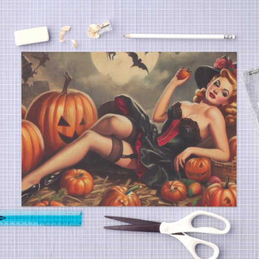  Halloween Pin Up Tissuepapier (Craft)