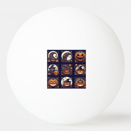 Halloween Pingpongballen (Voorkant)