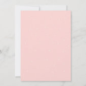 Halloween Pink Ghost Baby shower Uitnodiging Boo (Achterkant)