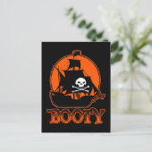 Halloween Pirate Booty Briefkaart (Staand voorkant)