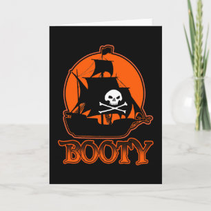 Halloween Pirate Booty Kaart