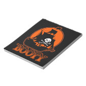 Halloween Pirate Booty Notitieblok (Gedraaid)
