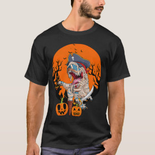 Halloween Pirate Costumes Dinosaur Mummy Pumpkin K T-shirt
