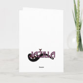 Halloween piratenroof kaart (Achterkant)