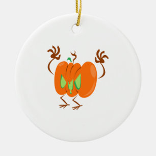 Halloween plant keramisch ornament