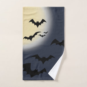 Halloween Pleine Lune Avec Chauves-Souris
