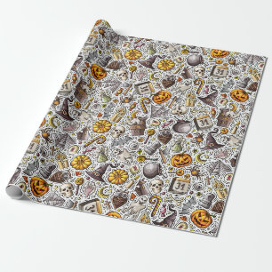 Halloween Plezier Cadeaupapier