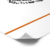 Halloween plezier | Trick or treat van heek en kat Poster (Hoek)