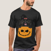 Halloween Pocket Cairn Terrier Scary Jack O Lanter T-shirt (Voorkant)