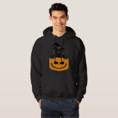Halloween Pocket Cane Corso Scary Jack O Lantern Hoodie (Voorkant volledig)