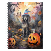 Halloween poel met pompoenen eng notitieboek (Voorkant)