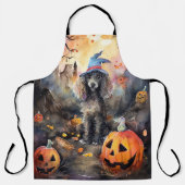 Halloween poel met pompoenen eng schort (Voorkant)