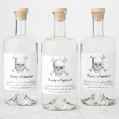 Halloween Poison Likeurfles Etiket (Flessen)