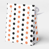 Halloween Polka Dot Pattern Favor Box Bedankdoosjes (Achterkant)