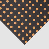 Halloween Polka Dot Pattern Tissuepapier (Detail)