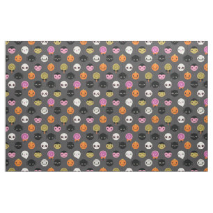 Halloween Polka Dots Pattern Stof