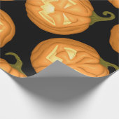 Halloween pomkins cadeaupapier (Hoek)