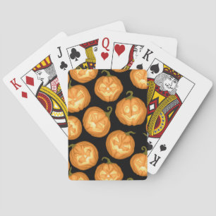 Halloween pomkins pokerkaarten