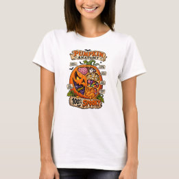 Halloween Pompoen Anatomie Grappig 100% Griezelen T-shirt
