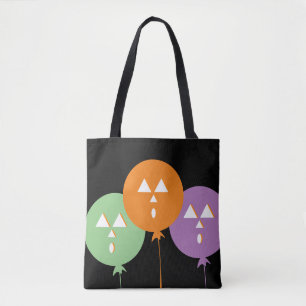 Halloween Pompoen Ballon Trick or Treat Zwart Draagtas