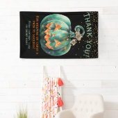 Halloween Pompoen Bedankt Spandoek (Insitu)