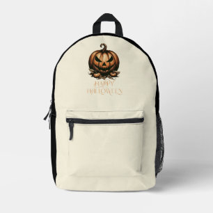 Halloween pompoen Bedrukte Rugzak