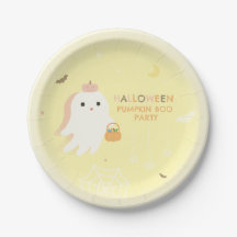 Halloween Pompoen Boo Feest Papieren Bord