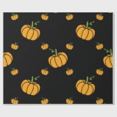 Halloween-pompoen Cadeaupapier (Vlak)